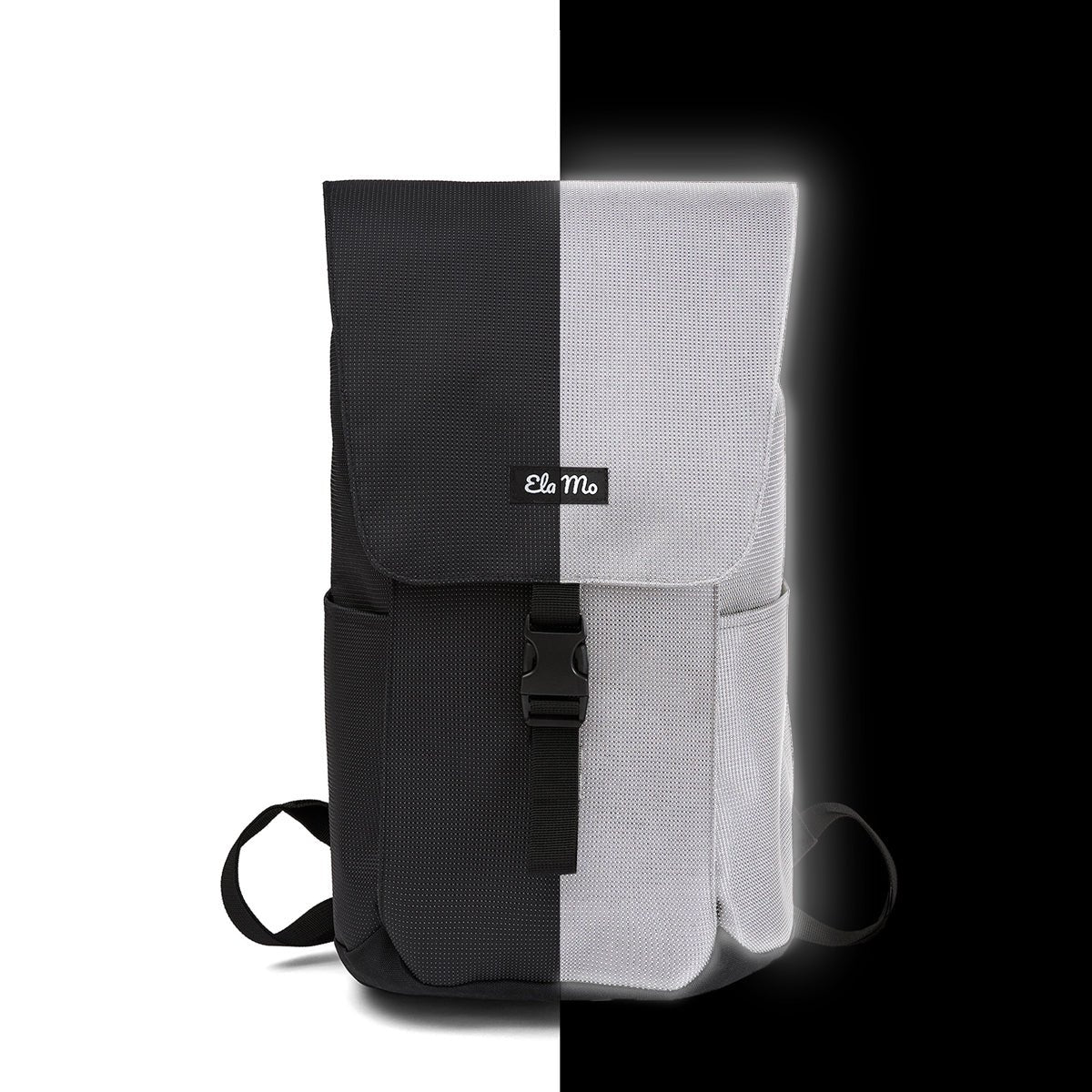 Ela Mo™ Everywhere Rucksack | Black Reflective