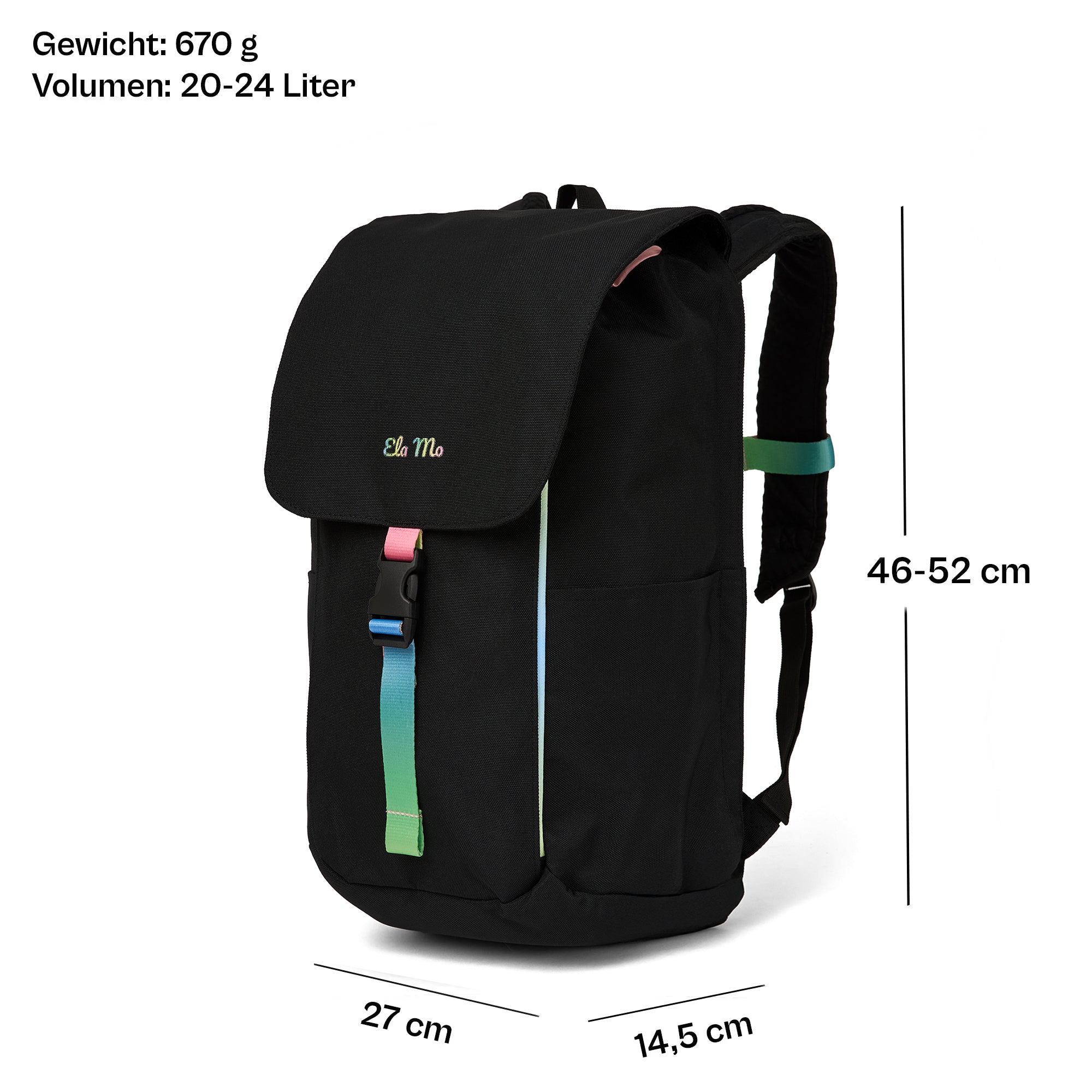 Ela Mo™ Everywhere Rucksack | Rainbow