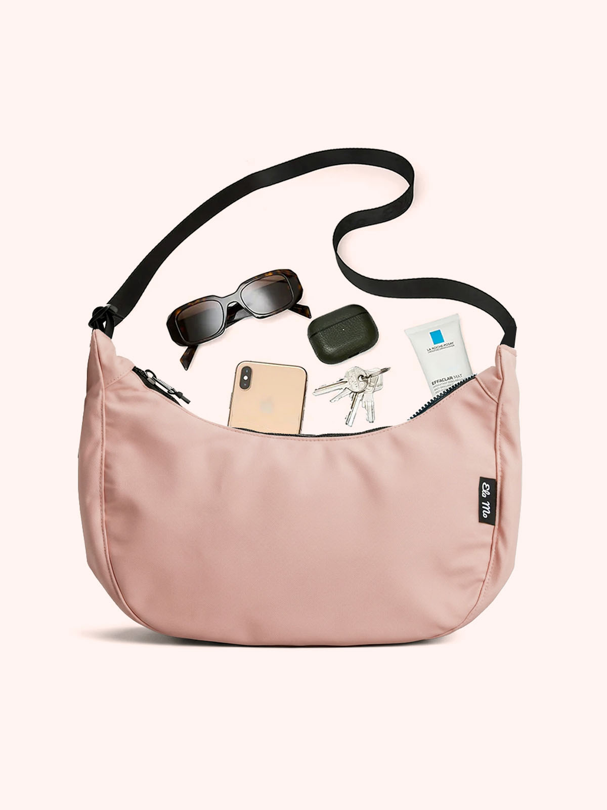 Ela Mo™ Moon Bag | Peach Blush