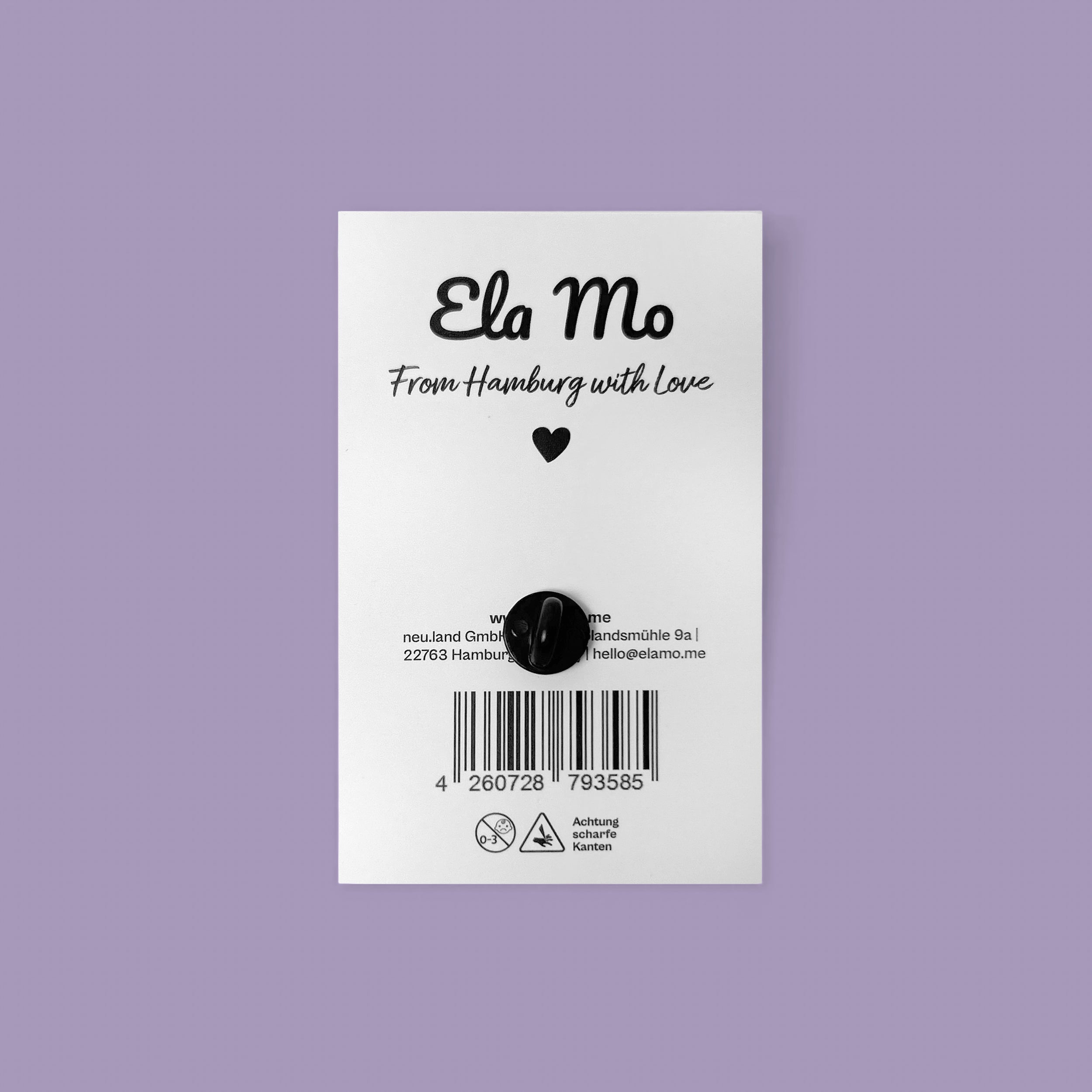 Ela Mo™ Pin für Rucksäcke | Katze