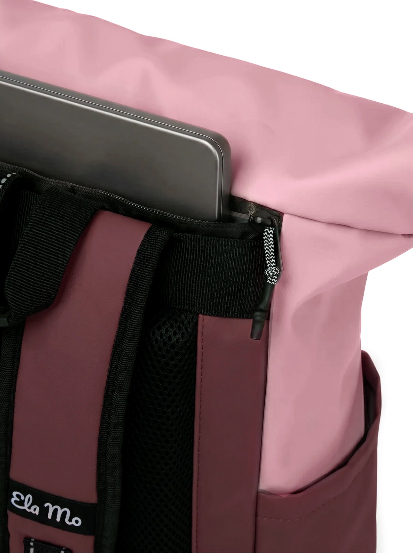 Ela Mo™ Rolltop Rucksack | Coated Edition Dark Berry