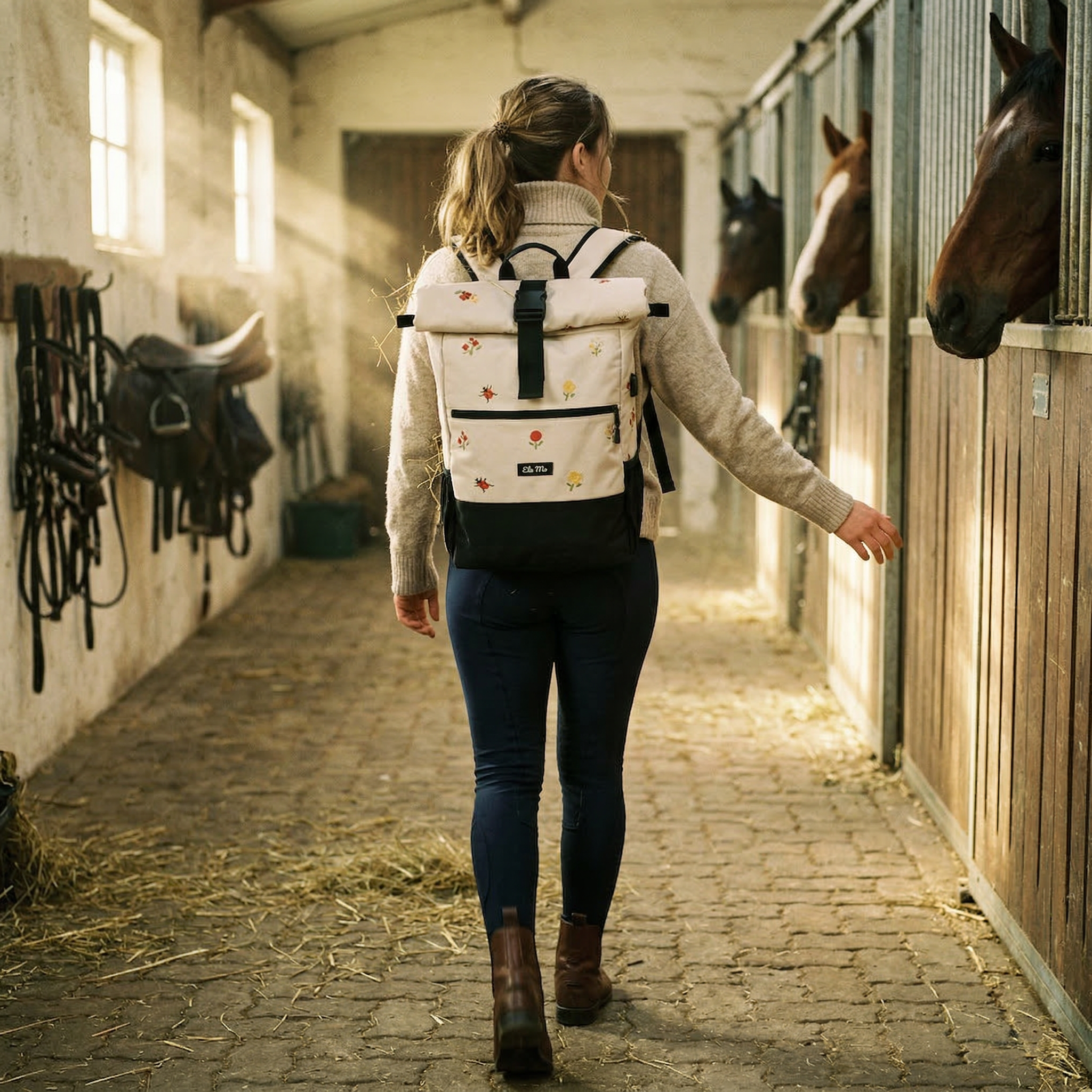 Ela Mo™ Rolltop Rucksack | Embroidery Edition Losy