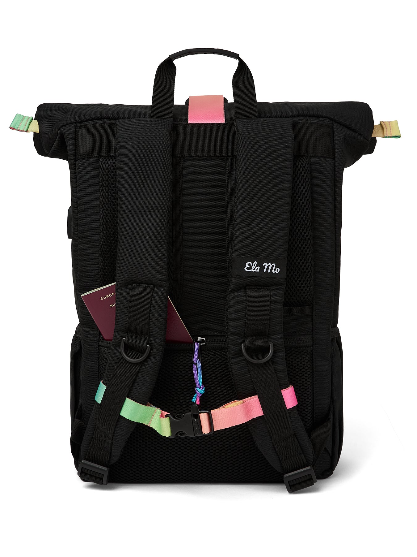 Ela Mo™ Rolltop Rucksack | Rainbow
