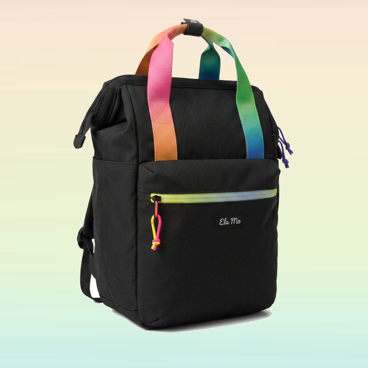 Ela Mo Topload Rainbow – Produktansicht 3 auf Hero-Hintergrund