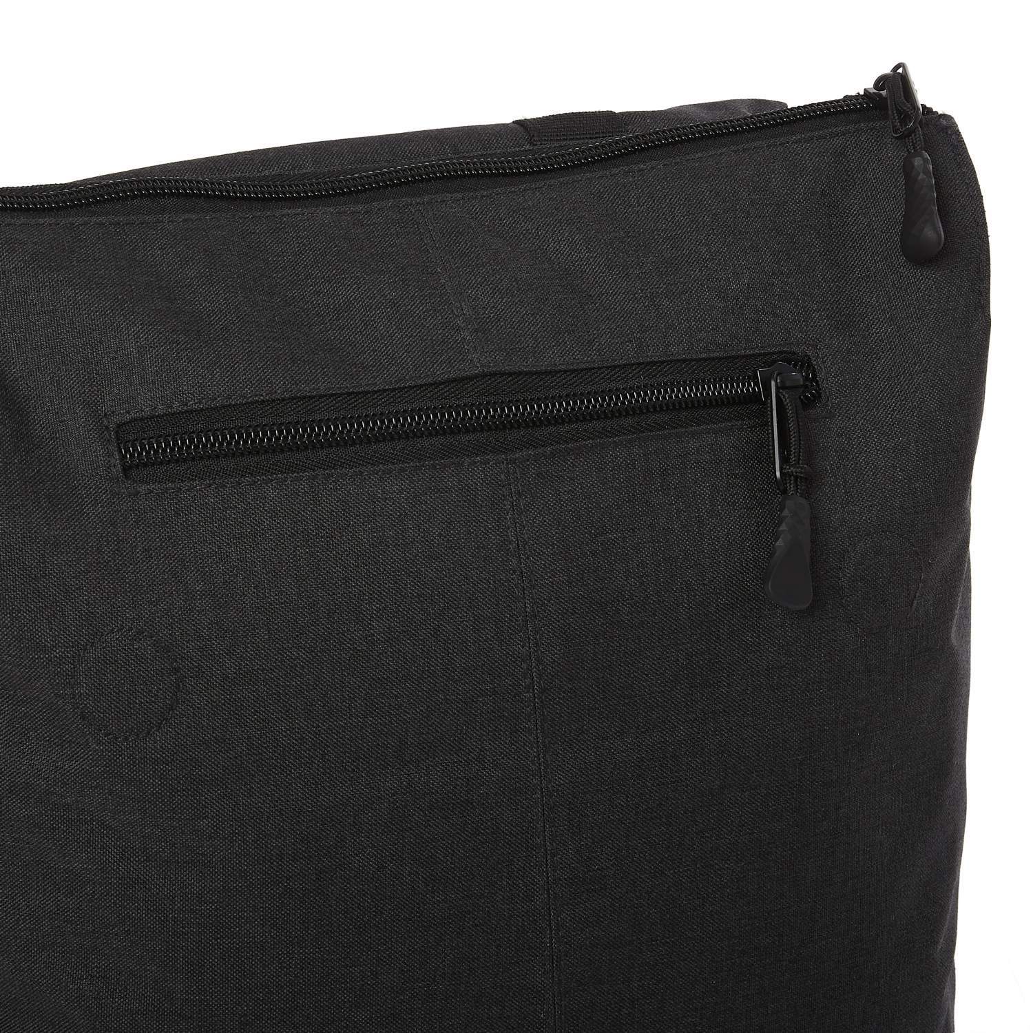 Ela Mo™ Daypack Rucksack | Stone. Oberteil des Rucksacks mit zwei Hauptfächern und Reißverschluss.