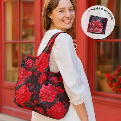 Ela Mo™ Carry All Tragetasche – faltbar | Dalia Red