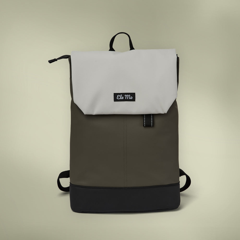 Ela Mo™ Daypack Rucksack | Coated Edition Olive