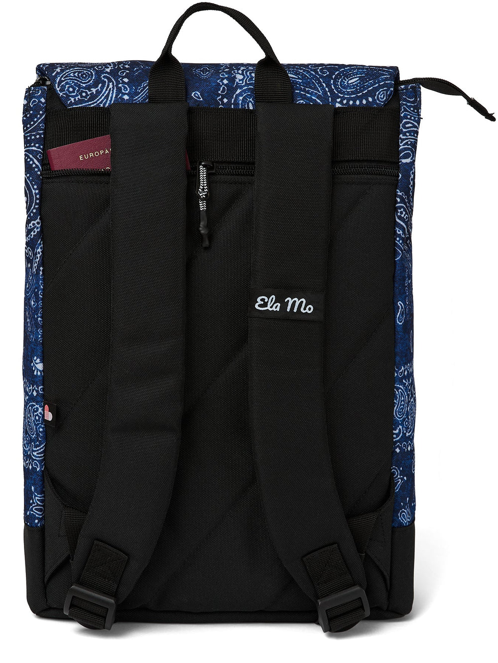 Ela Mo™ Daypack Rucksack | Denim Paisley