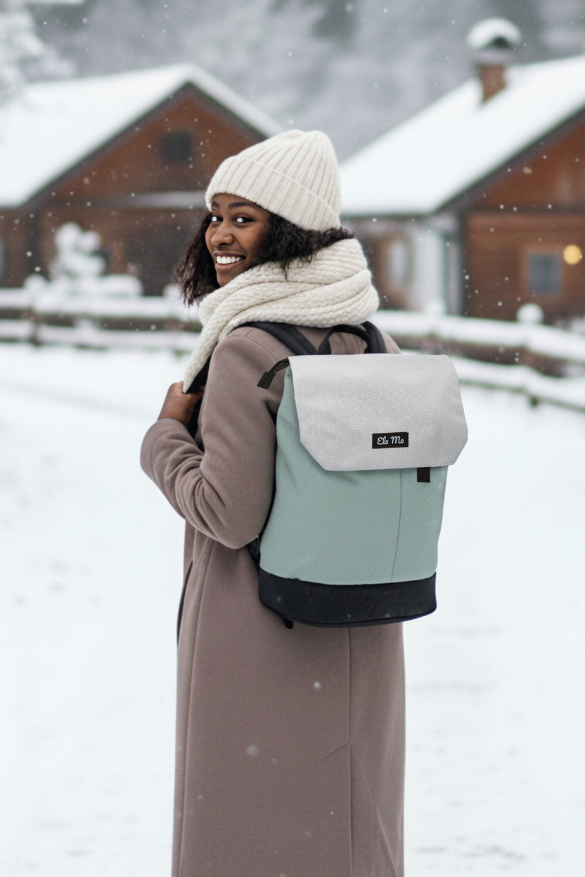 Ela Mo™ Daypack Rucksack | Mintgrey