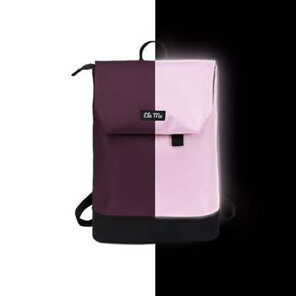 Ela Mo™ Daypack Rucksack | Plum Reflective