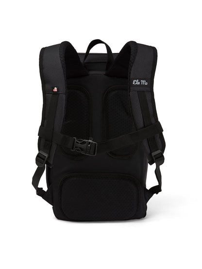 Ela Mo™ Everywhere Rucksack | Black Reflective