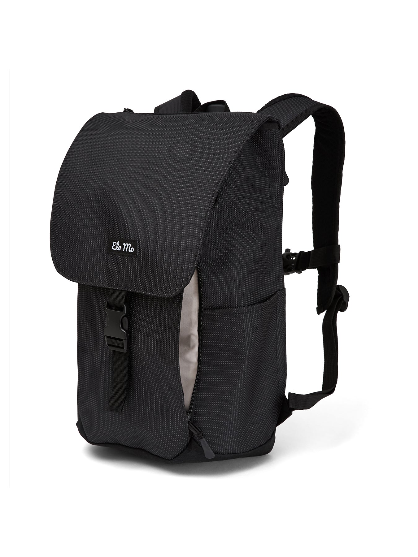 Ela Mo™ Everywhere Rucksack | Black Reflective