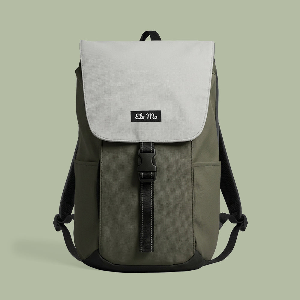 Ela Mo™ Everywhere Rucksack | (Coated) Olive