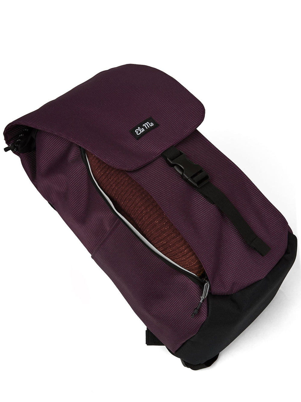 Ela Mo™ Everywhere Rucksack | Plum Reflective