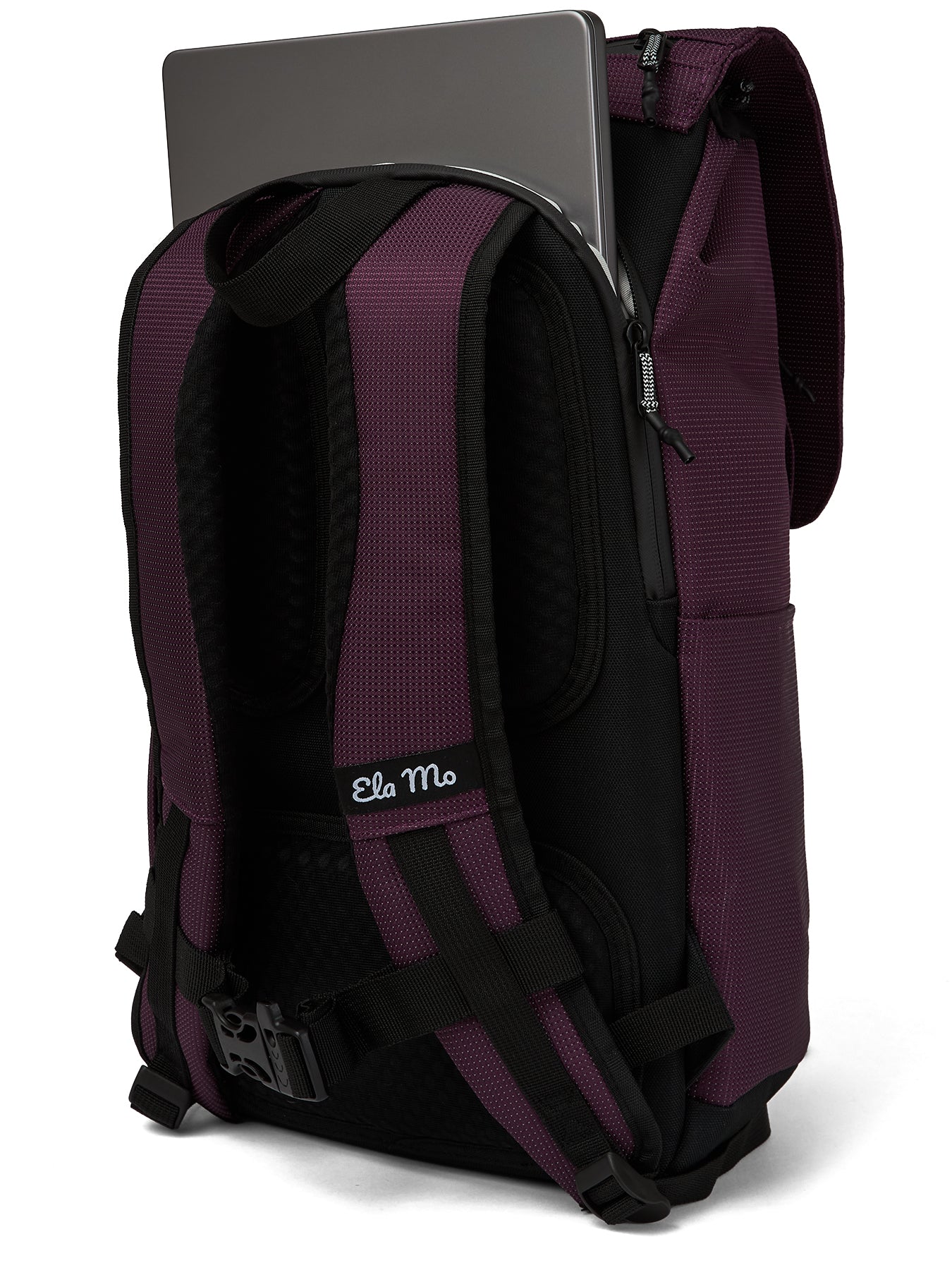 Ela Mo™ Everywhere Rucksack | Plum Reflective