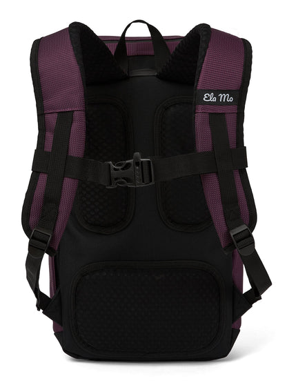 Ela Mo™ Everywhere Rucksack | Plum Reflective