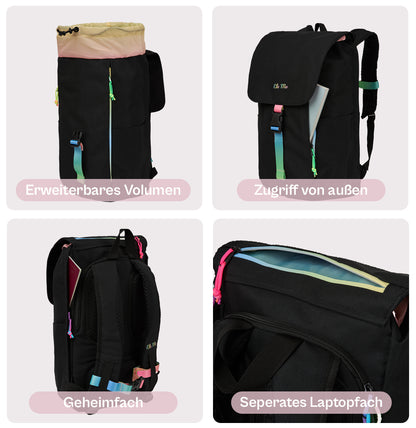 Ela Mo™ Everywhere Rucksack | Rainbow