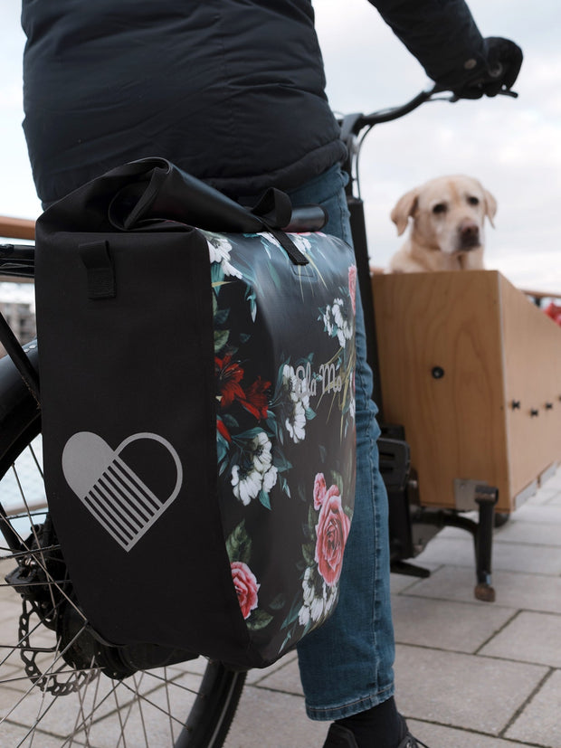 Ela Mo™ Fahrradtasche für Gepäckträger | A Rose