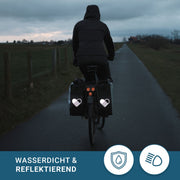 Ela Mo™ Fahrradtasche für Gepäckträger | Waterleaf Gold