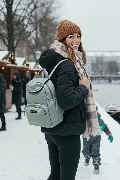 Ela Mo™ Mini Rucksack | Old Mint