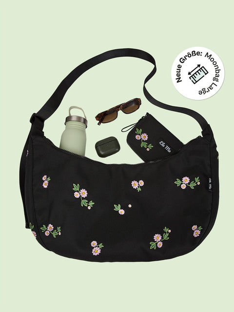 Ela Mo™ Moon Bag Large | Embroidery Edition Upsy Daisy