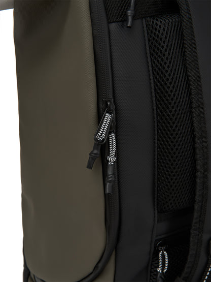 Ela Mo™ Rolltop Rucksack | Coated Edition Olive