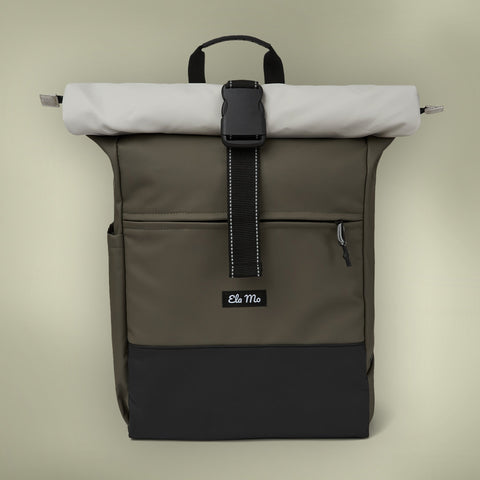Ela Mo™ Rolltop Rucksack | Coated Edition Olive