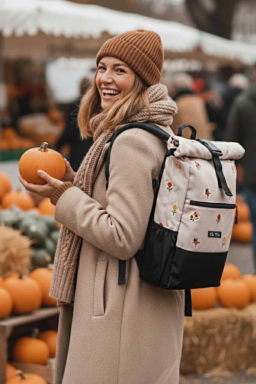 Ela Mo™ Rolltop Rucksack | Embroidery Edition Losy