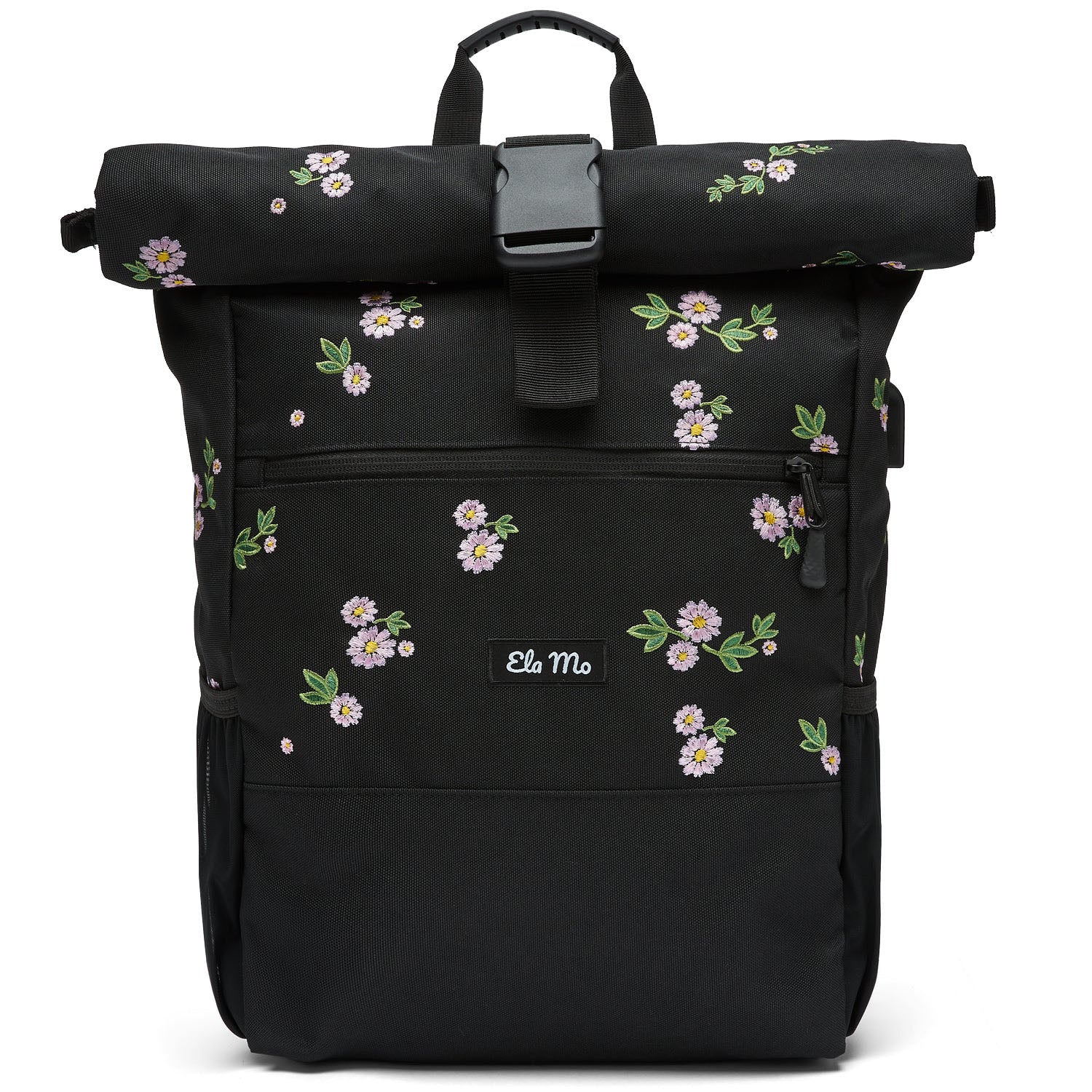 Ela Mo™ Rolltop Rucksack | Limited Embroidery Edition Daisy