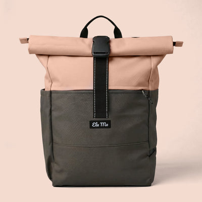 Ela Mo™ Rolltop Rucksack | Peach Blush