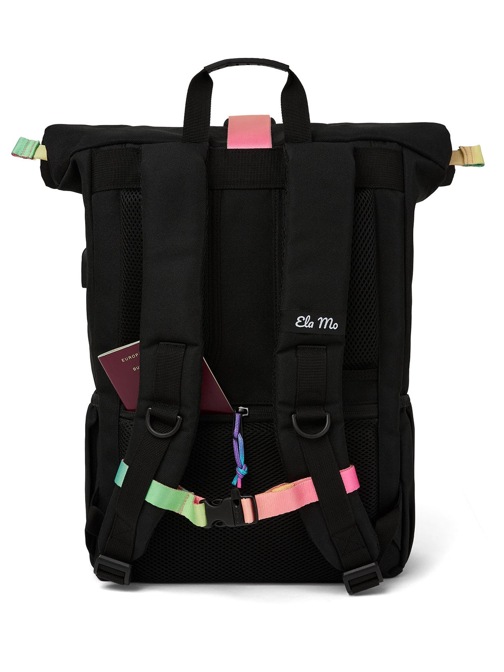 Ela Mo™ Rolltop Rucksack | Rainbow