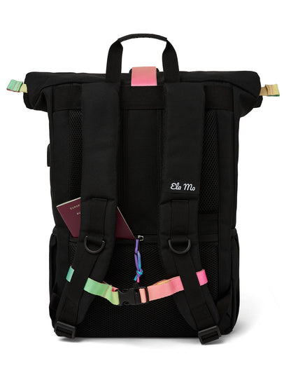 Ela Mo™ Rolltop Rucksack | Rainbow