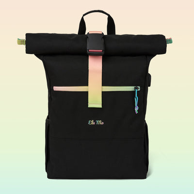 Ela Mo™ Rolltop Rucksack | Rainbow