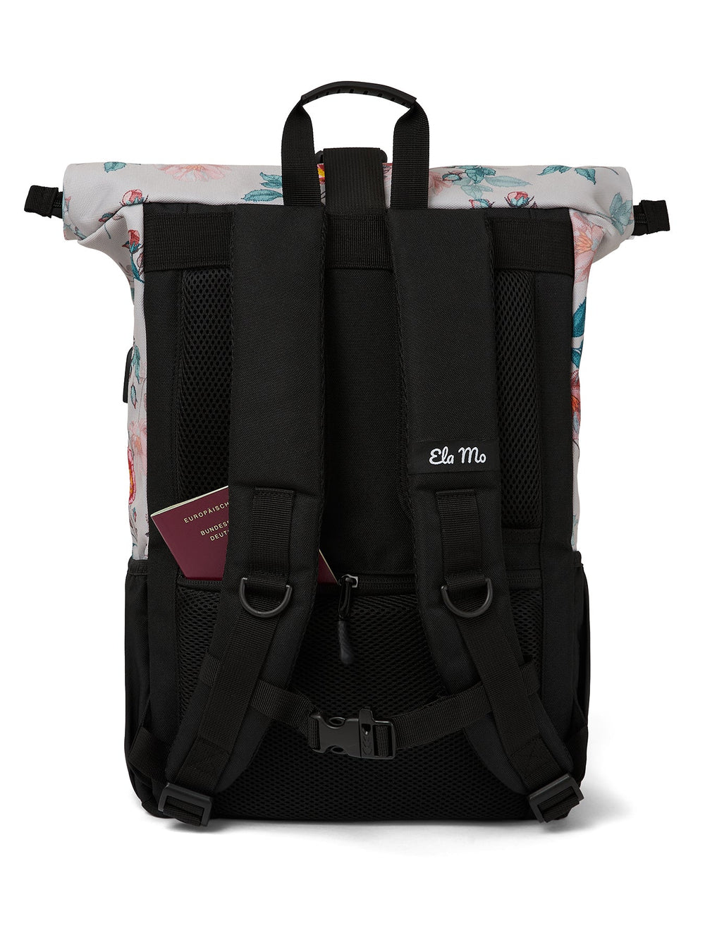 Ela Mo™ Rolltop Rucksack | Roses for You