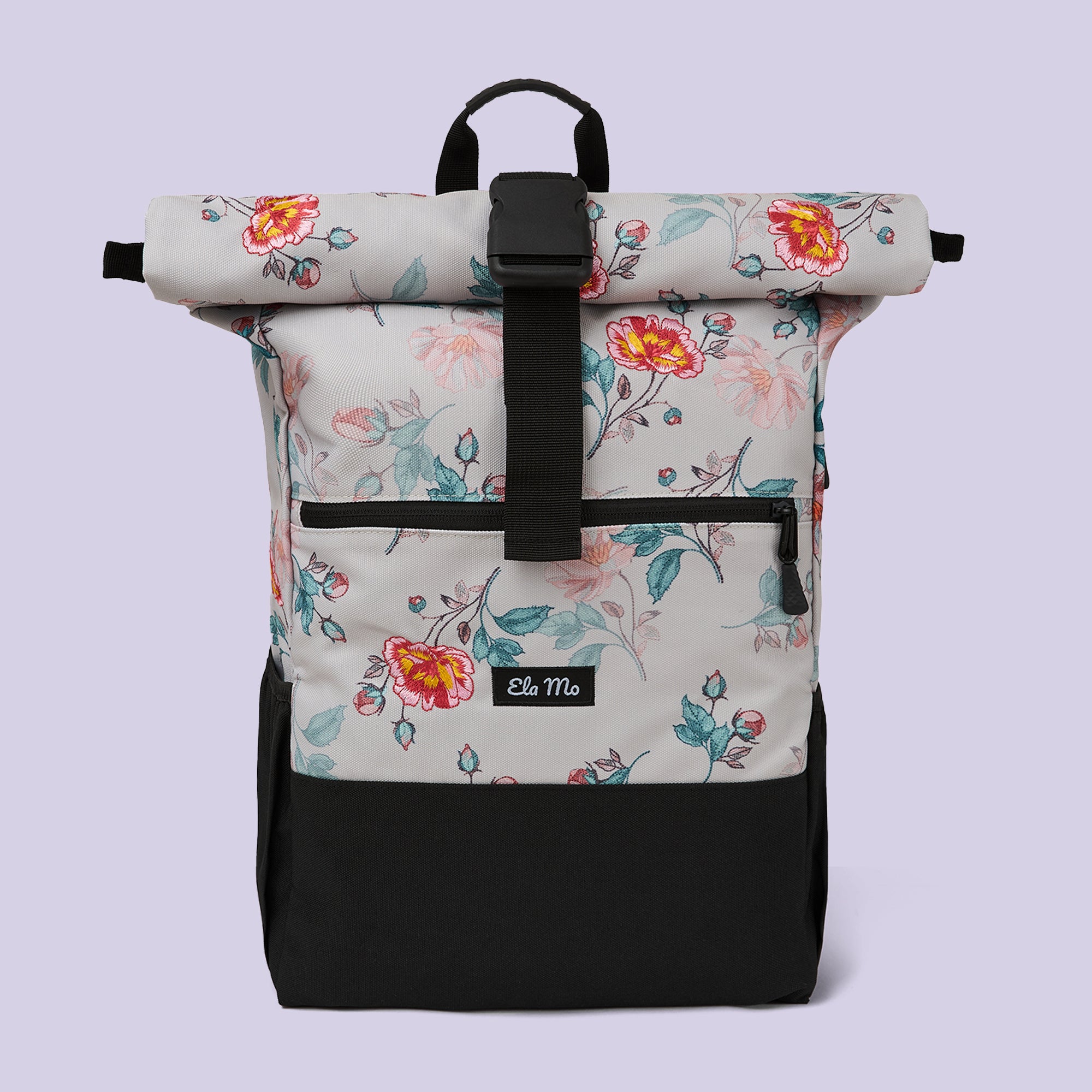 Roses Rucksack Ela Mo™ Rolltop Rucksack | Roses for You