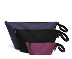 Ela Mo™ Taschen-Set für Rucksäcke | 3-teilig. Drei kleine Taschen in unterschiedlichen Größen und Farben.