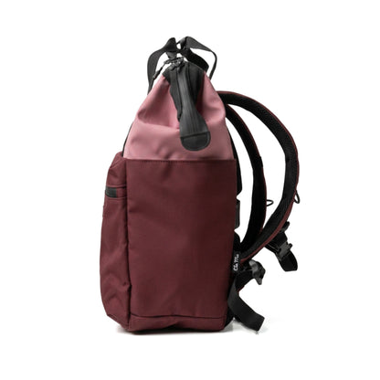 Ela Mo™ Topload Rucksack | Coated Edition Dark Berry