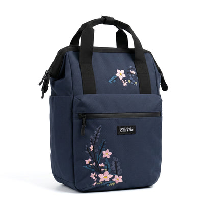 Ela Mo™ Topload Rucksack | Flowering Vine Embroidery