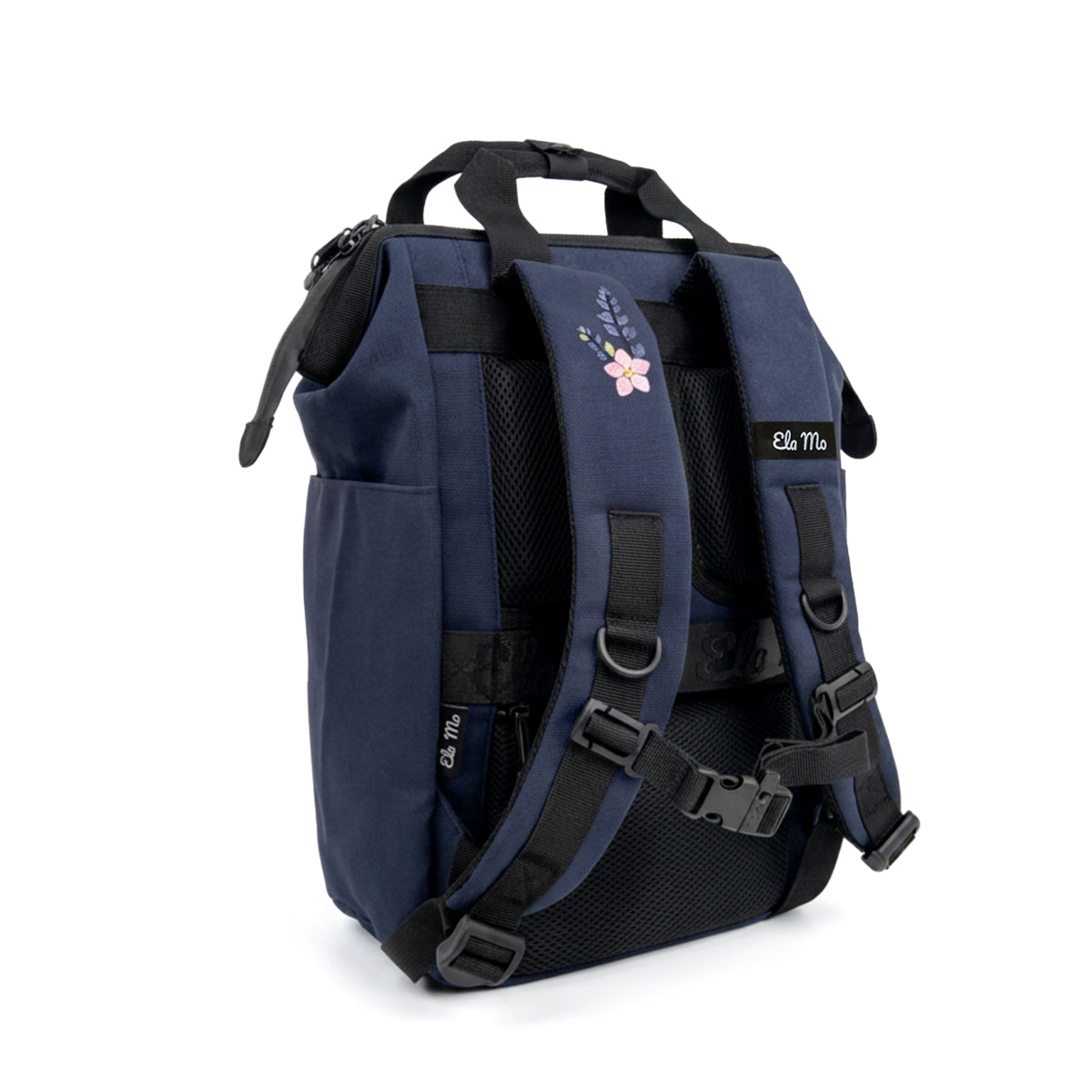Ela Mo™ Topload Rucksack | Flowering Vine Embroidery