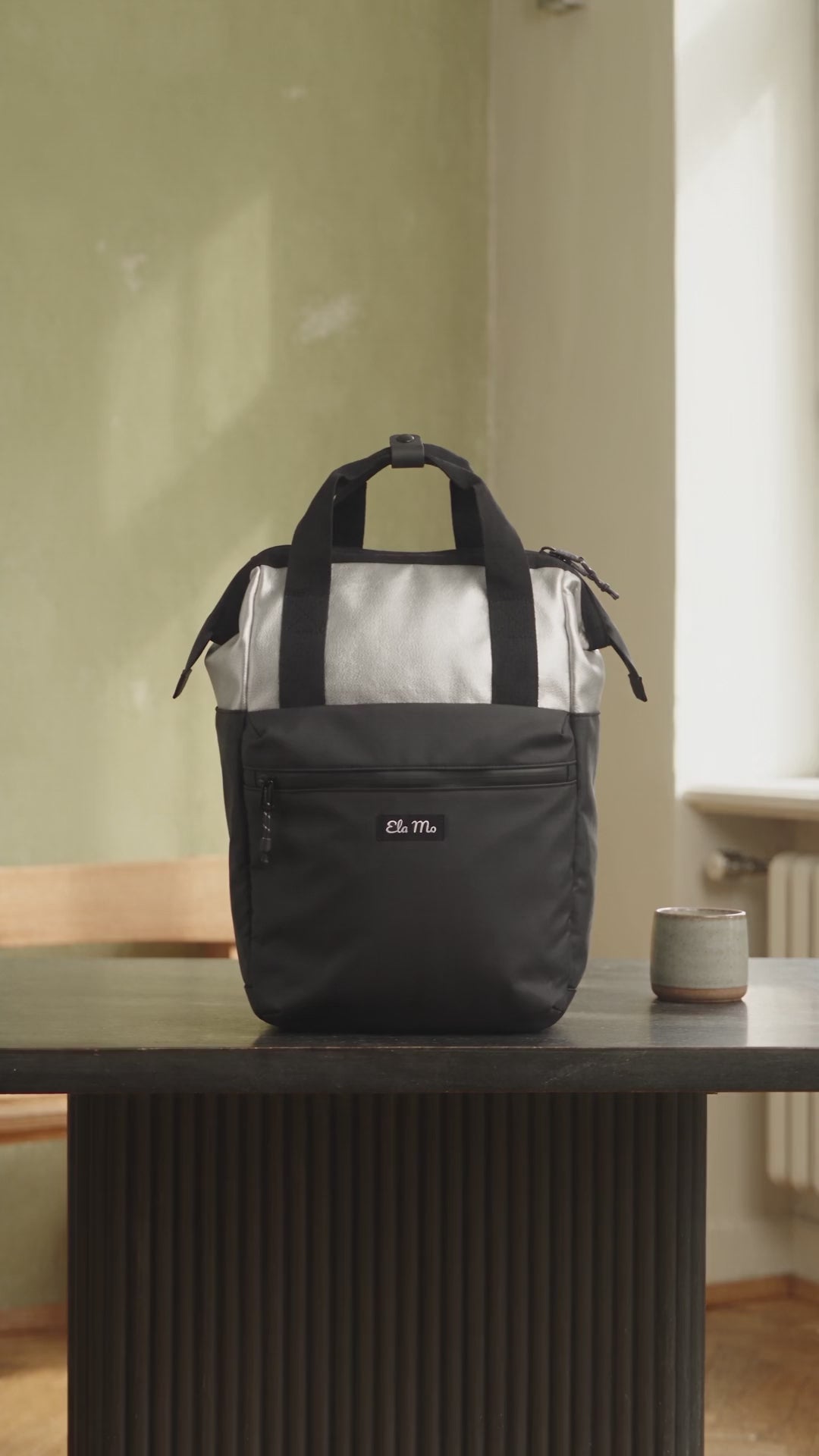 Ela Mo Topload Rucksack Silver Lining – Produktvideo