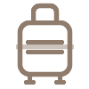 Icon: Trolley-Gurt für die Reise